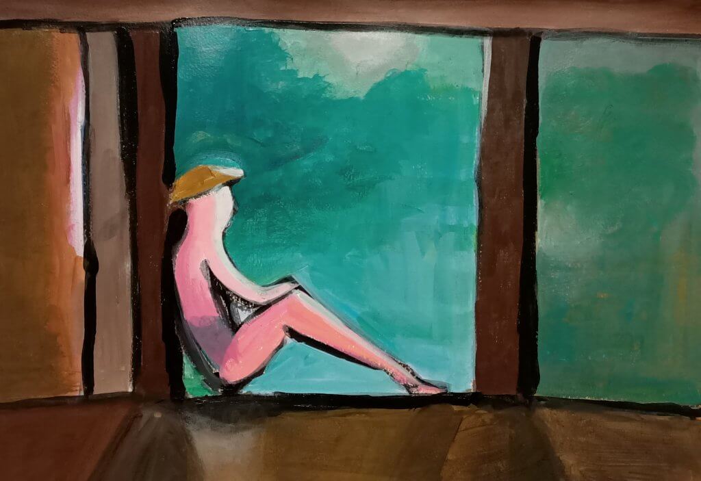 woman at the window